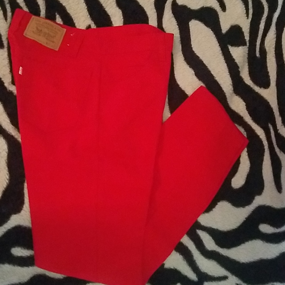Red Levi Strauss